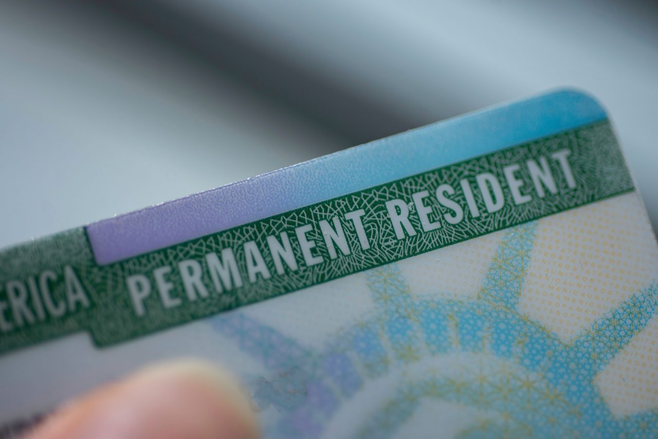 Permanent resident card