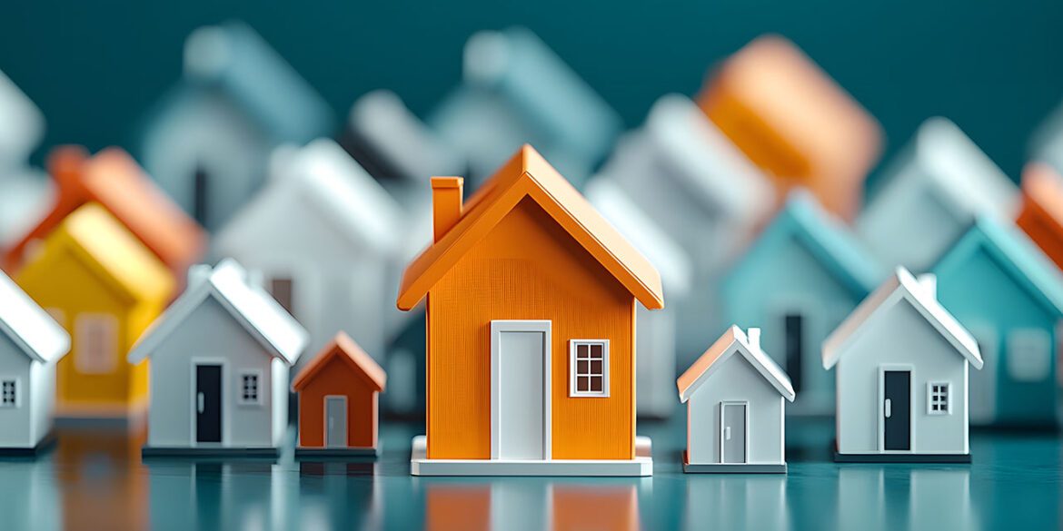 Abstract illustration of houses