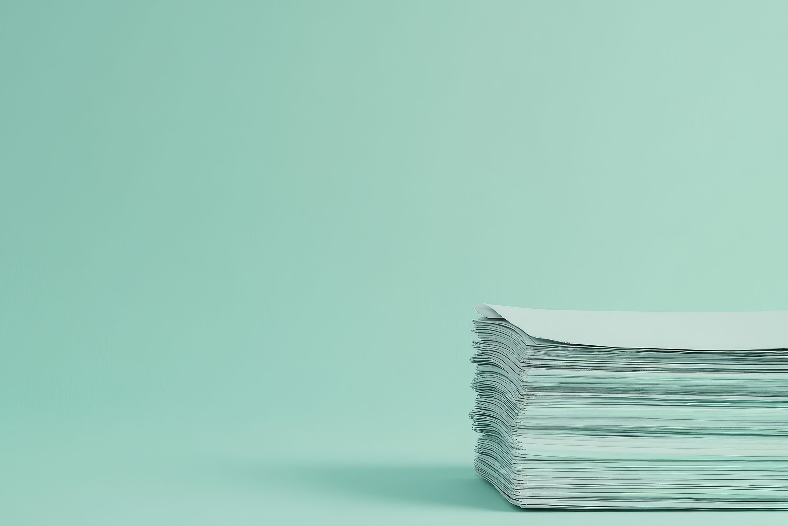 Abstract stack of papers