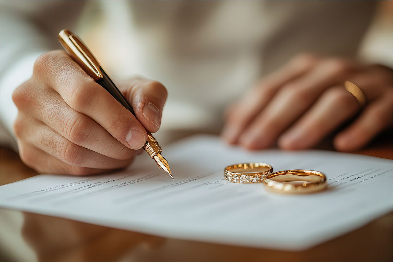 Signing a prenup