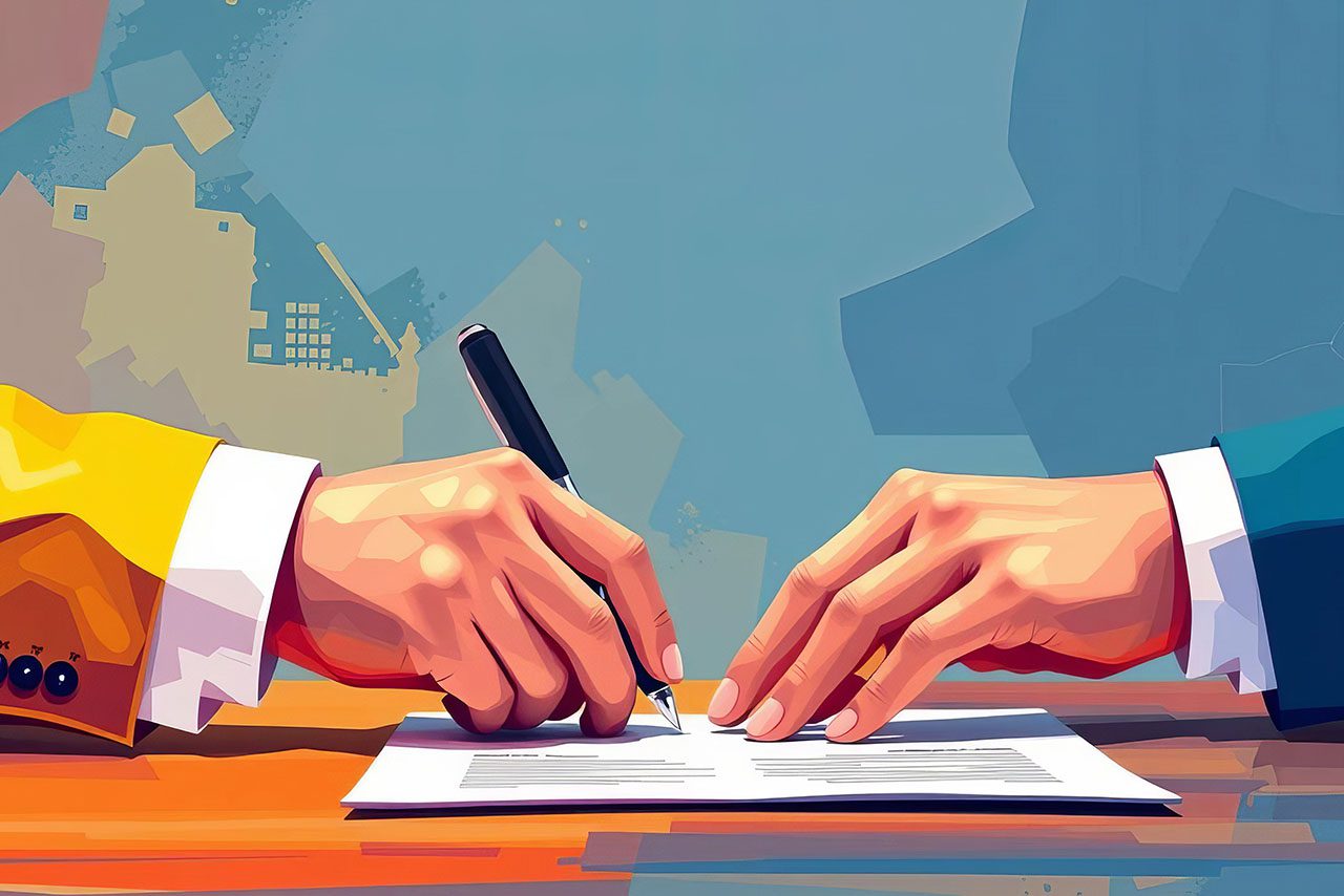 Signing a prenup
