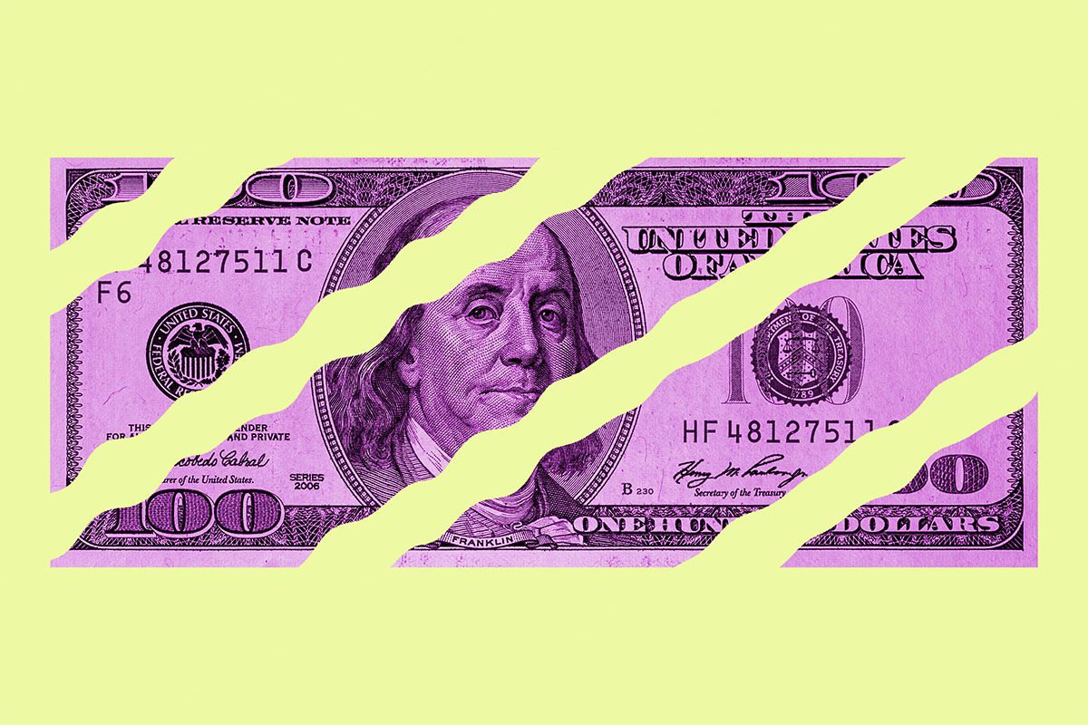 Abstract Money Illustration