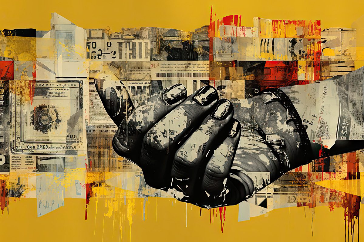 Money woman's hand