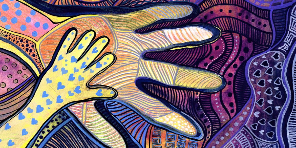 parent and child hands