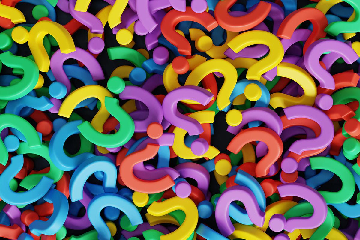 Bunch of question marks