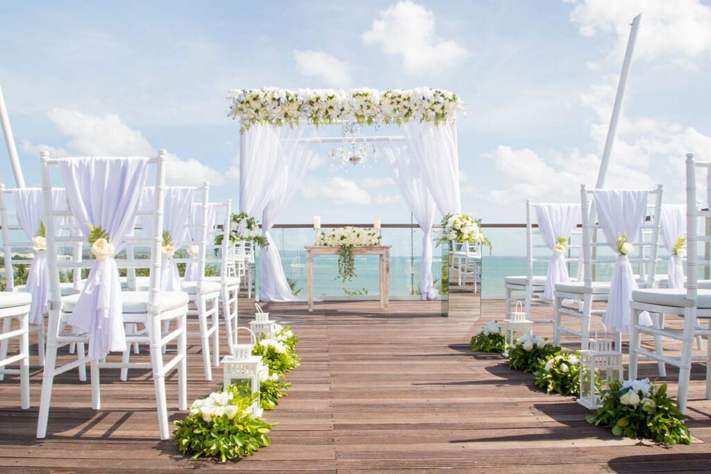 Outdoor wedding