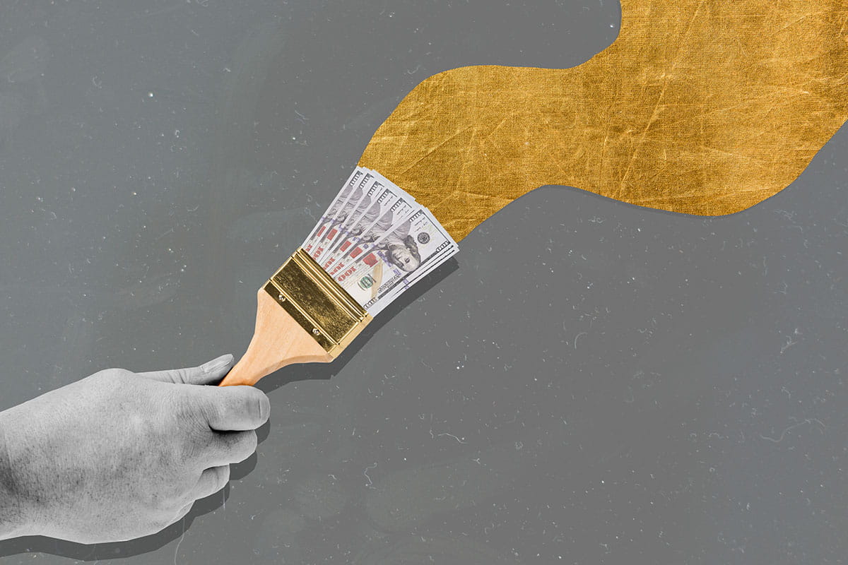 Painting money
